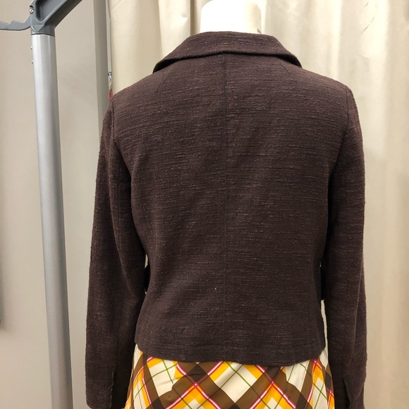 Raw silk blazer - Picture 2 of 5